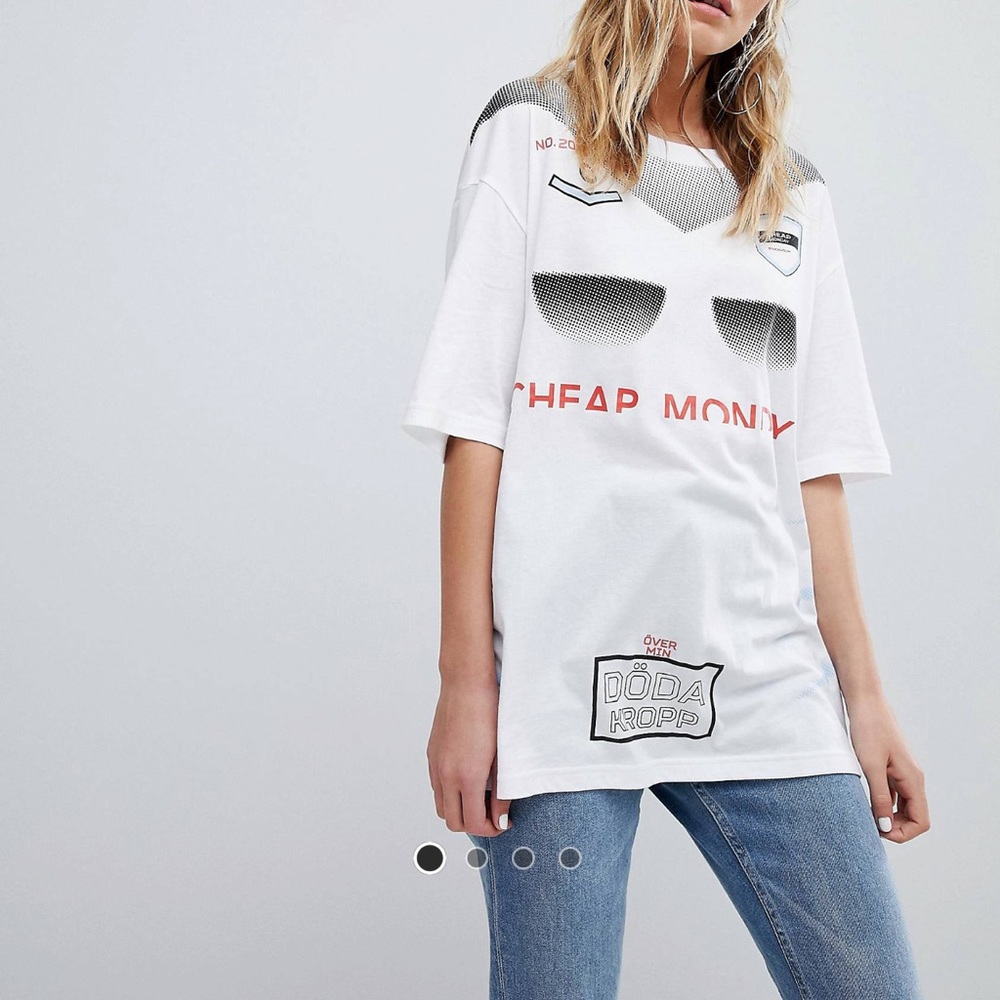 Cheap Monday oversized graphic tshirt